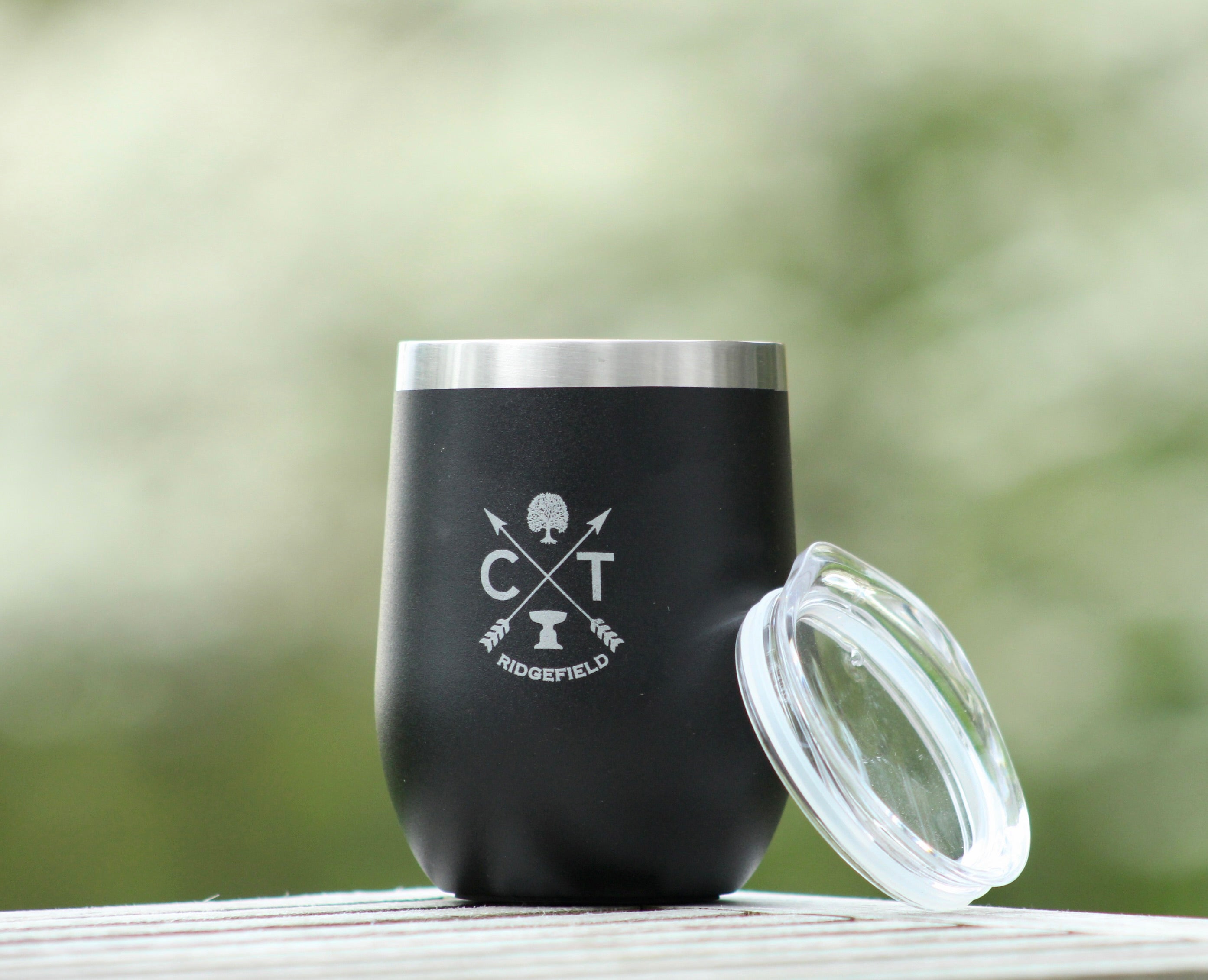 12 oz. Stemless Wine Tumbler - Iconic North Salem Design – The Rooted Plow