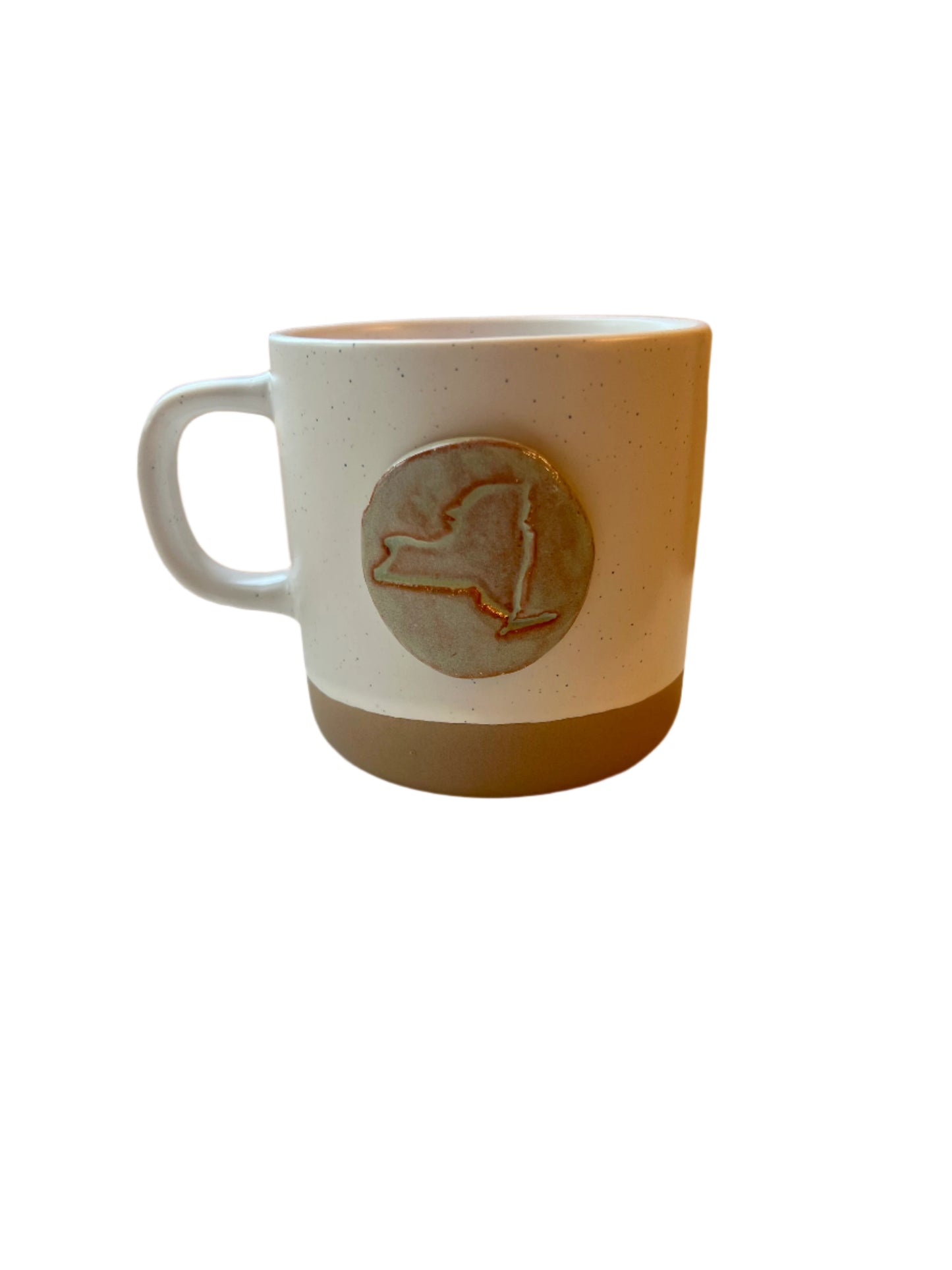 Hand-made Medallion Cabin Mug - NY or CT Design - A Purchase with a Purpose
