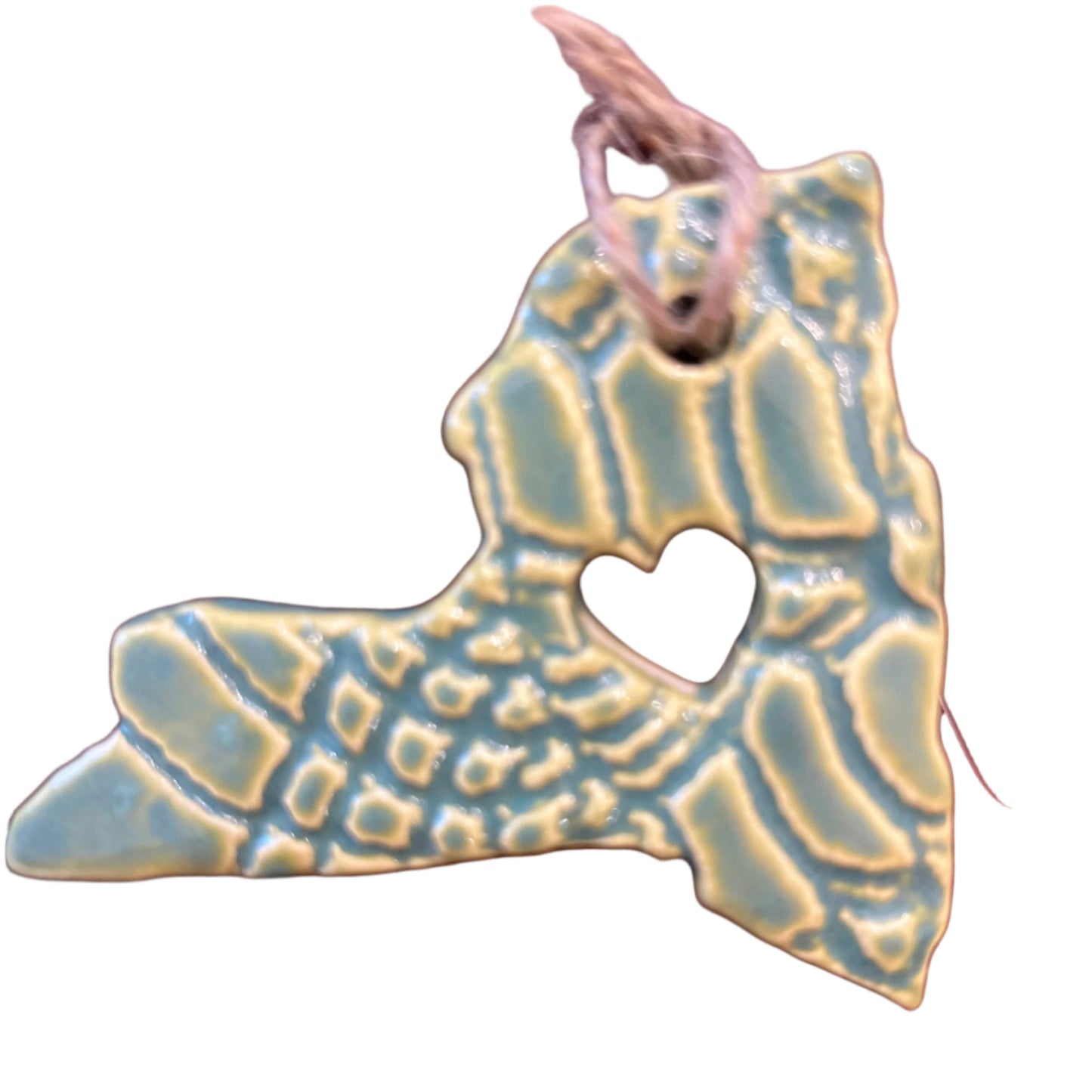 New York State Custom Pottery Ornament - A Purchase with Purpose