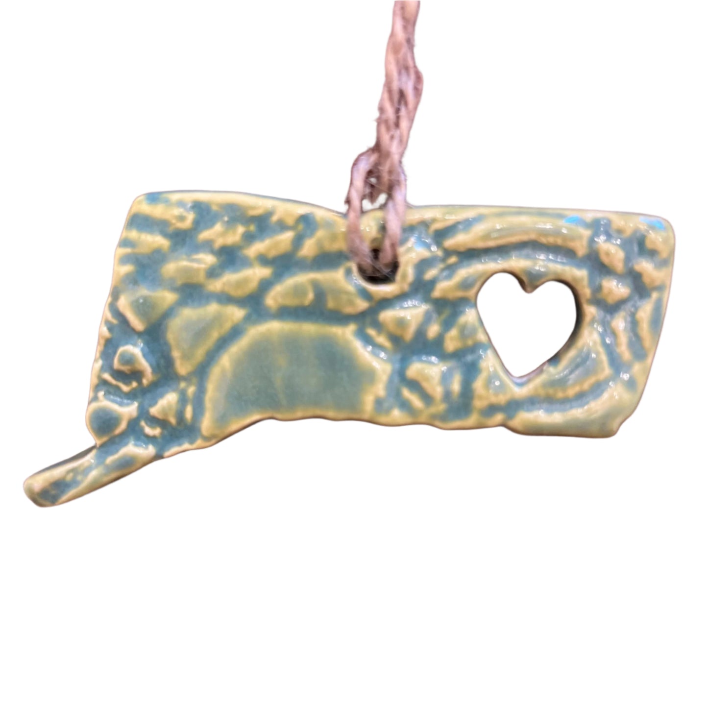 Connecticut Custom Pottery Ornament - A Purchase with Purpose