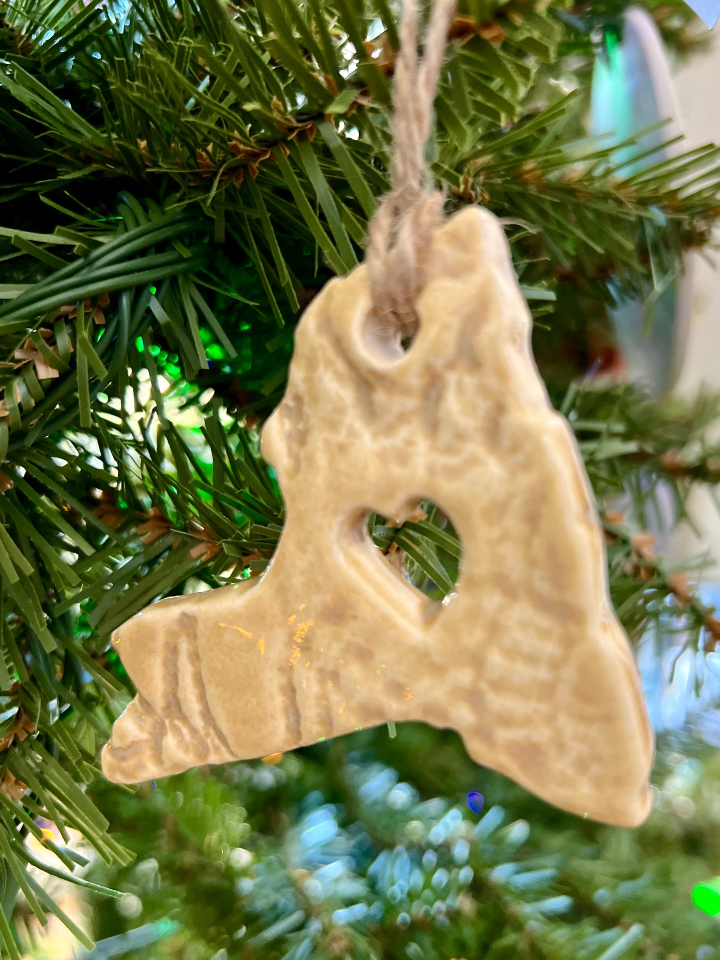 New York State Custom Pottery Ornament - A Purchase with Purpose