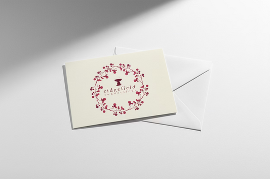 Ridgefield Bayberry Wreath Note Card