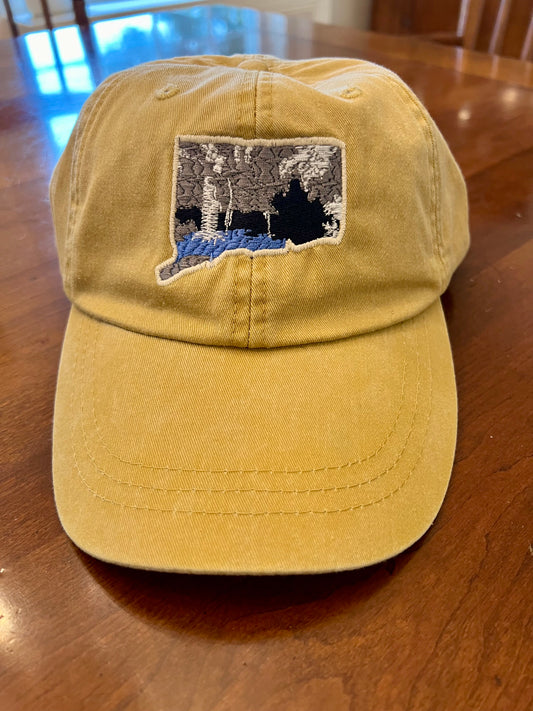 Bold Connecticut Washed Pigment-Dyed Baseball Cap