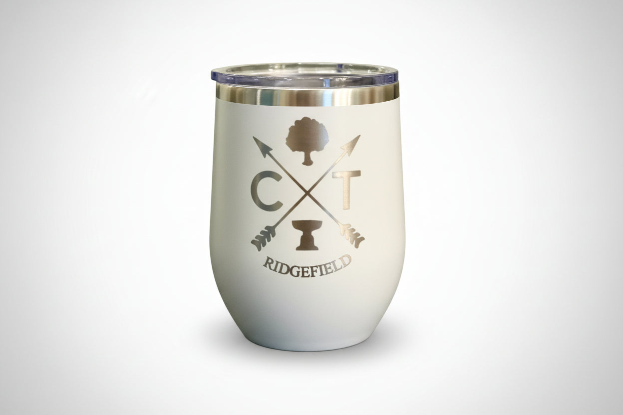 Stemless Wine Tumbler - Iconic Ridgefield Design