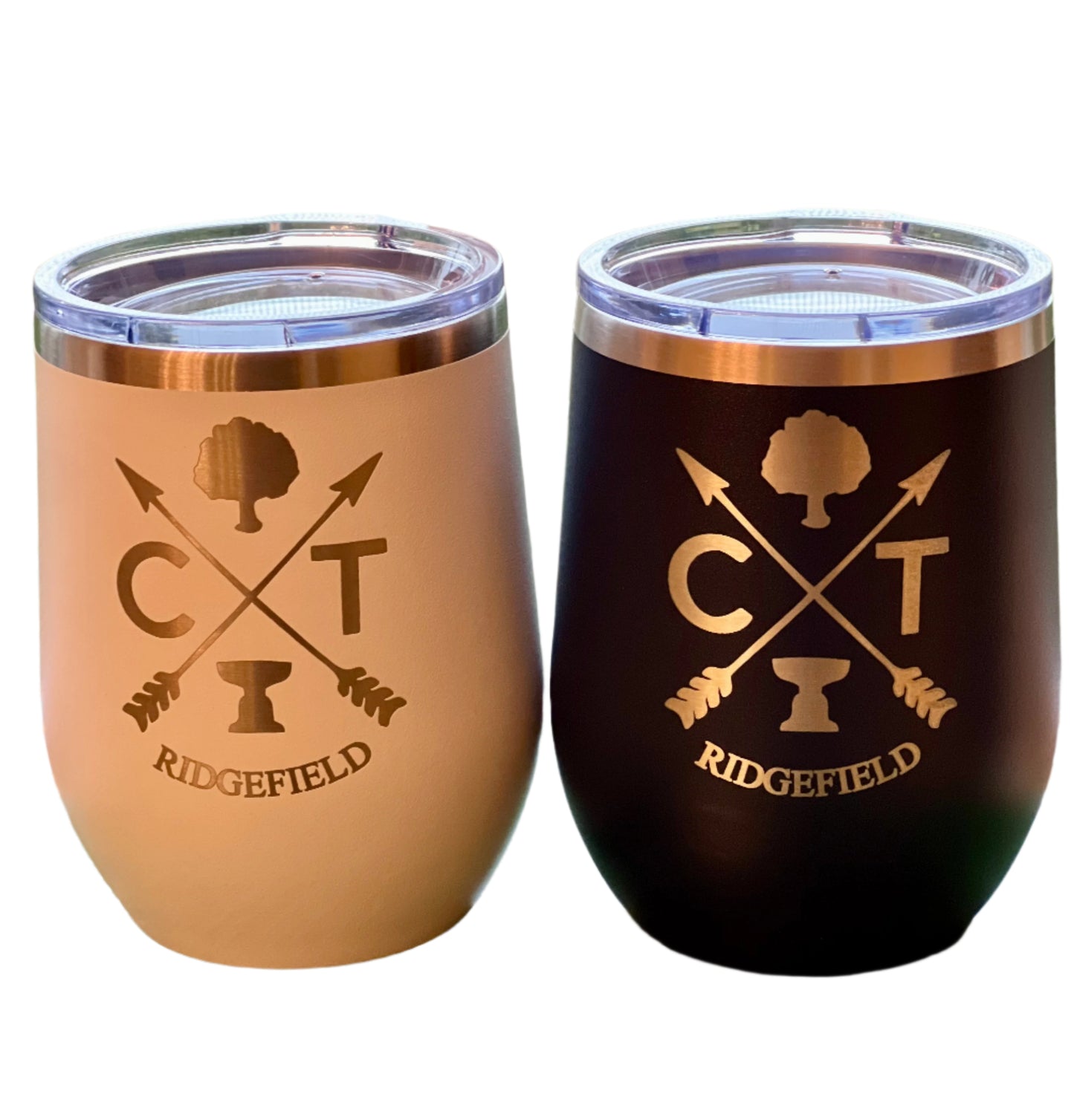 Stemless Wine Tumbler - Iconic Ridgefield Design