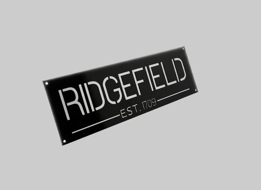 Ridgefield Connecticut Metal Wall Art