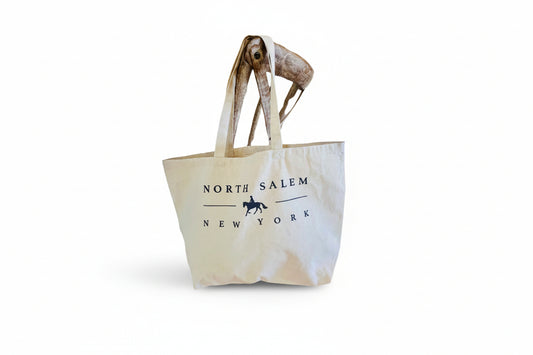 North Salem Horse & Rider Extra Large Canvas Tote
