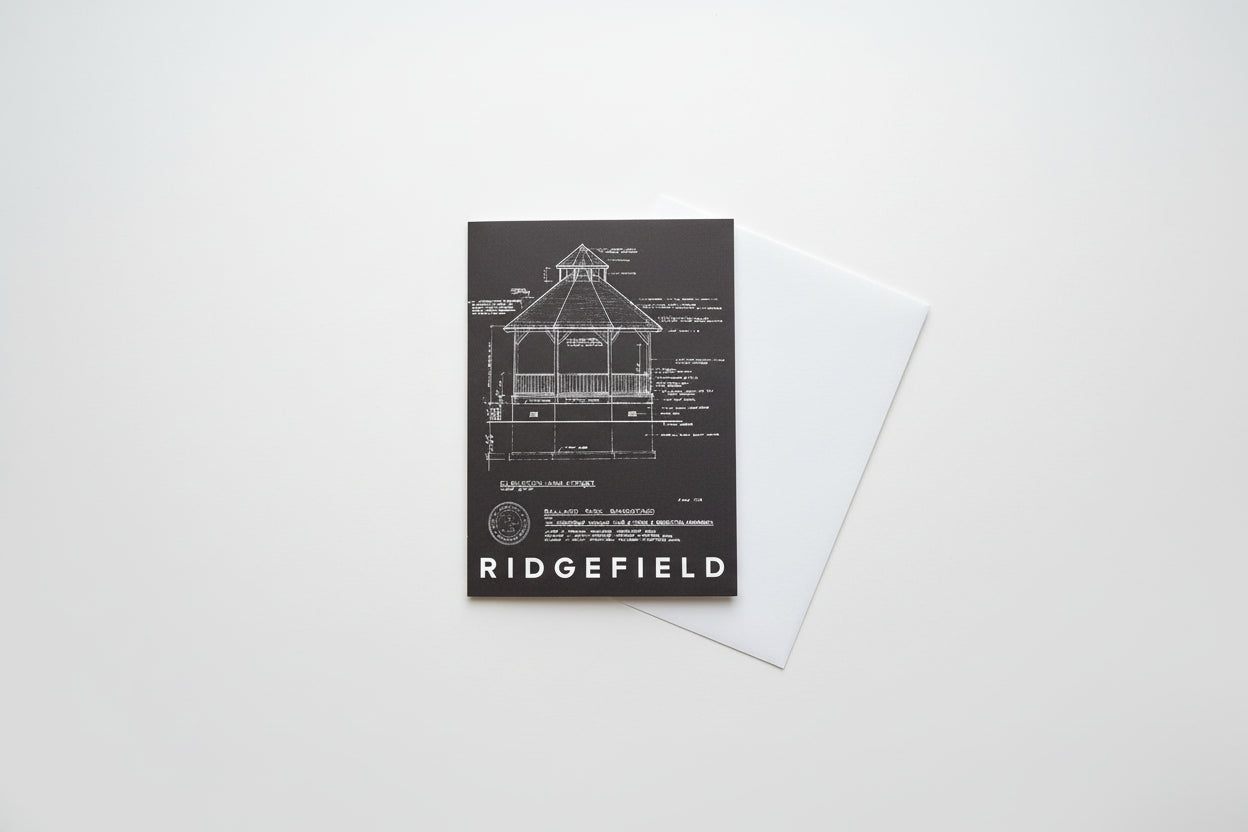 Ridgefield Ballard Park Bandstand Note Card