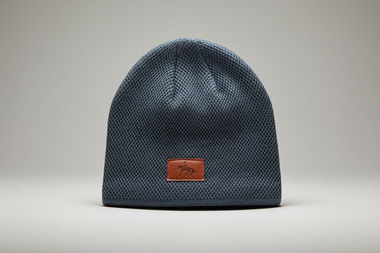 Horse & Rider Textured Knit Beanie