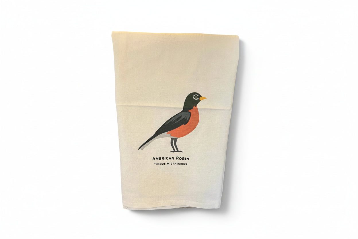 Birds of New England Tea Towel