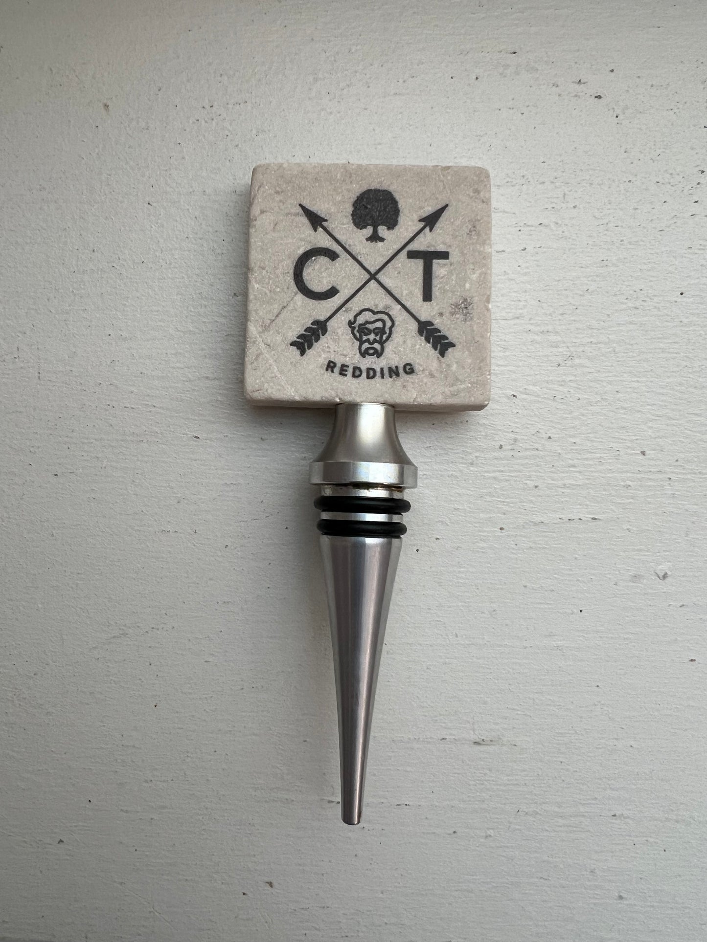 Tumbled Marble Wine Bottle Stopper - North Salem, Redding, Ridgefield & South Salem/Lewisboro Designs