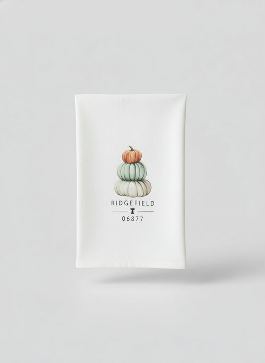 Ridgefield Pumpkin Harvest Tea Towel