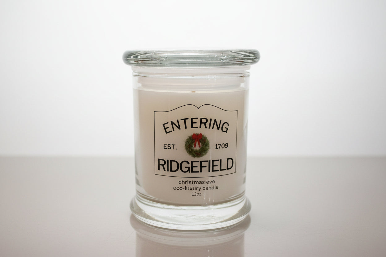 Hometown Ridgefield Eco-Luxury Custom Holiday Candle
