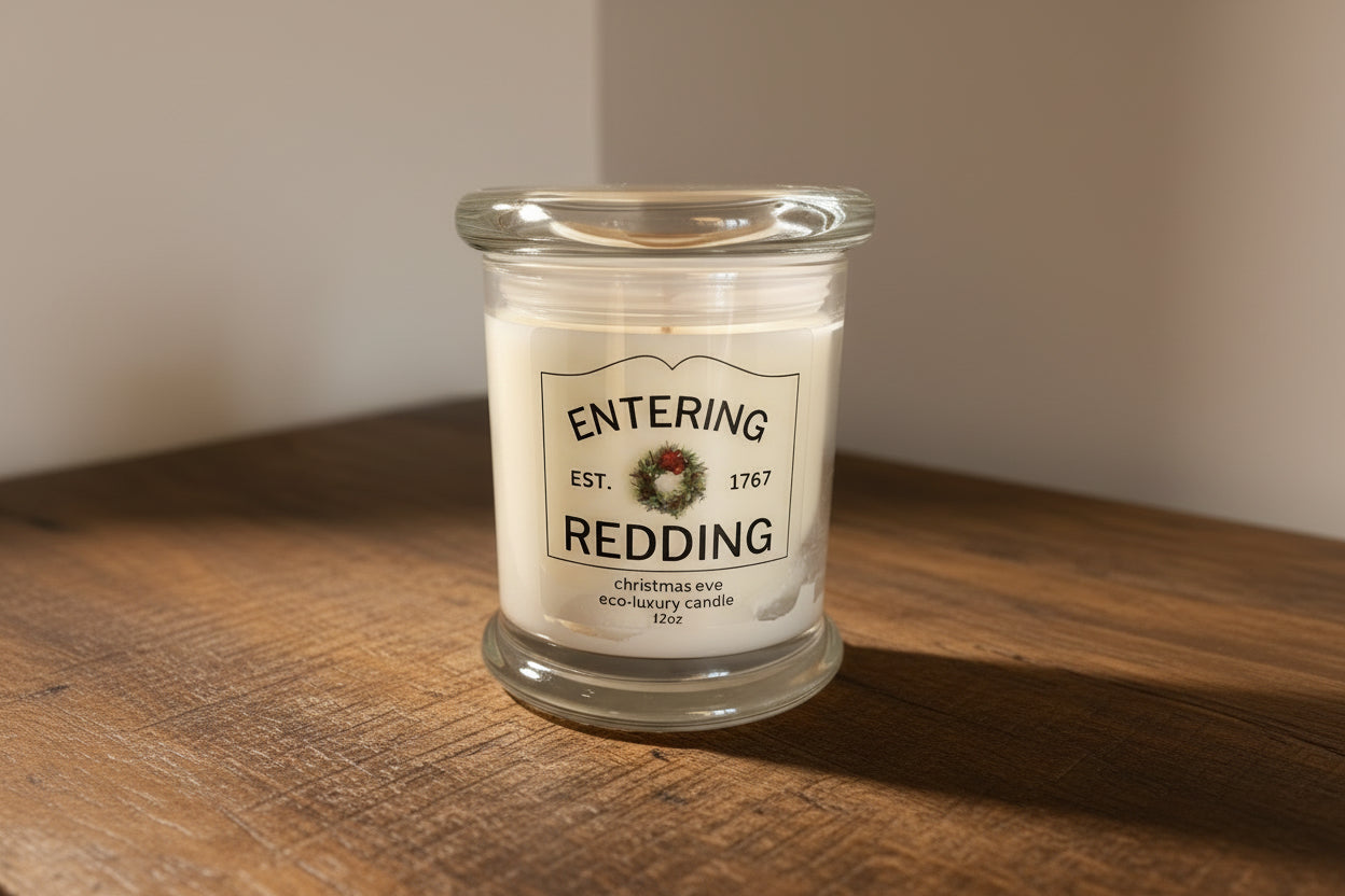 Hometown Redding Eco-Luxury Custom Holiday Candle