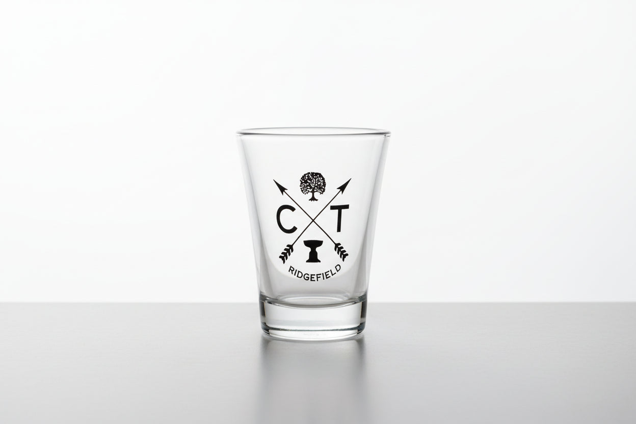 Iconic Ridgefield Shot Glass