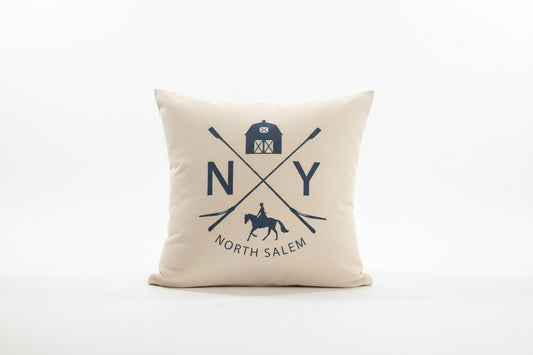 Iconic North Salem NY Heavy Canvas Pillow
