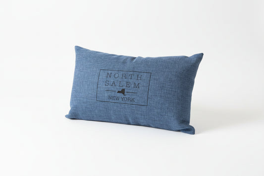 North Salem New York accent pillow - hometown gift