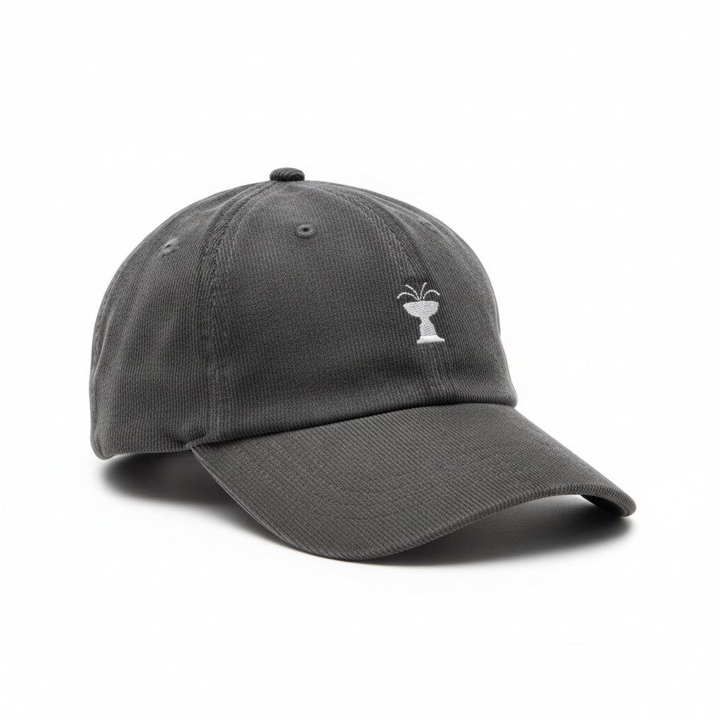 Ridgefield Cass Gilbert Fountain Corduroy Baseball Cap