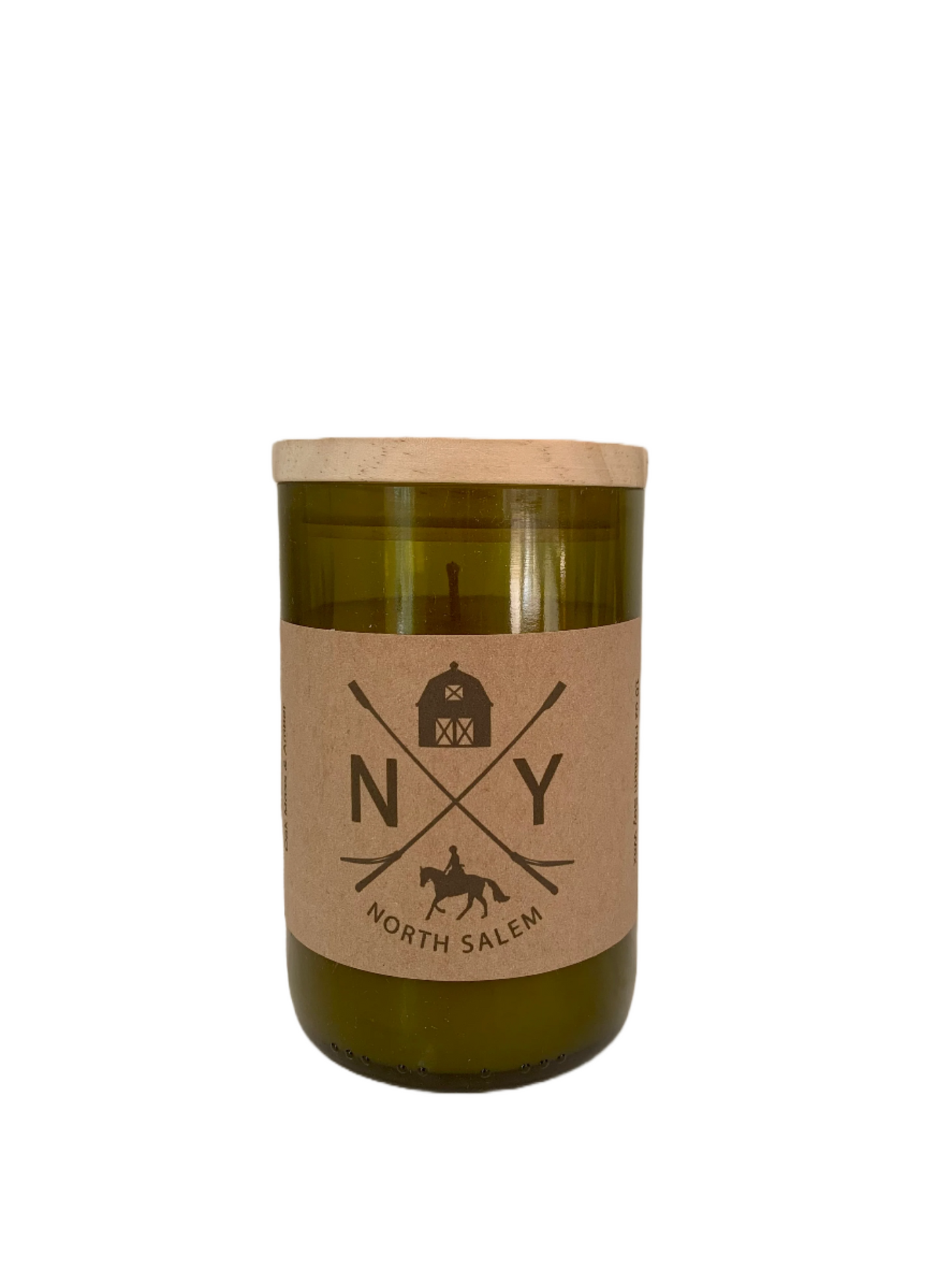 North Salem Recycled Wine Bottle Soy Candle