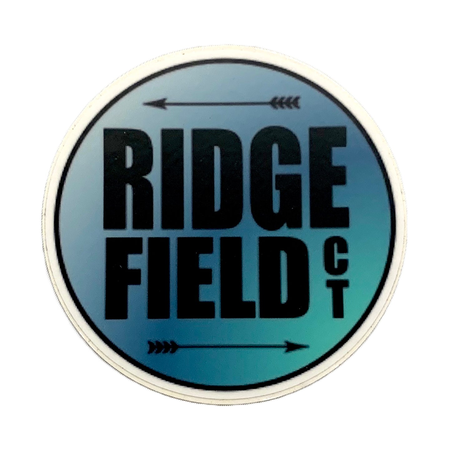 Ridgefield Typography Sticker