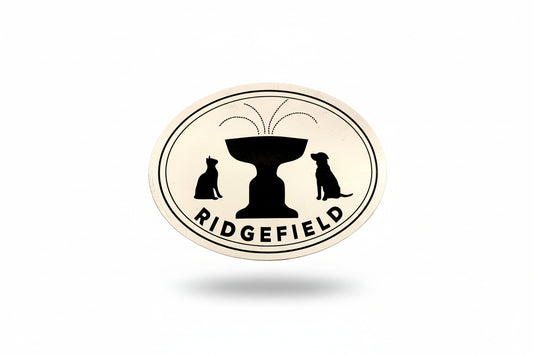 Paws of Ridgefield Oval Magnet