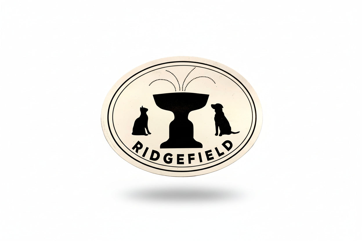 Paws of Ridgefield Oval Magnet
