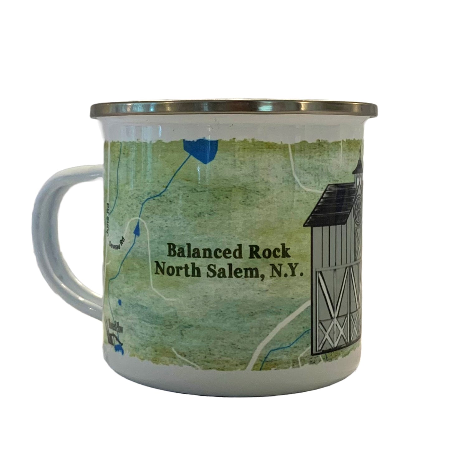 The Balanced Rock Enamel Camp Mug - EXCLUSIVE Design!