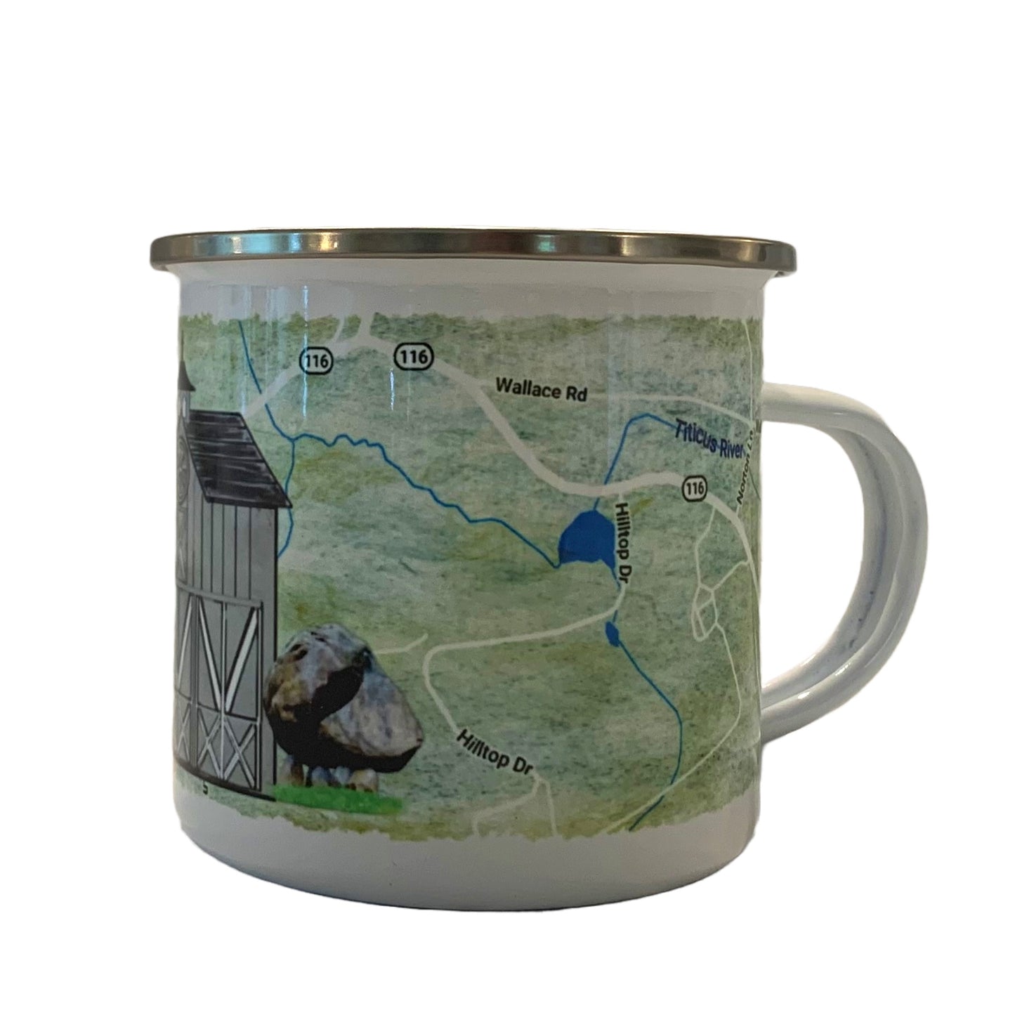 The Balanced Rock Enamel Camp Mug - EXCLUSIVE Design!