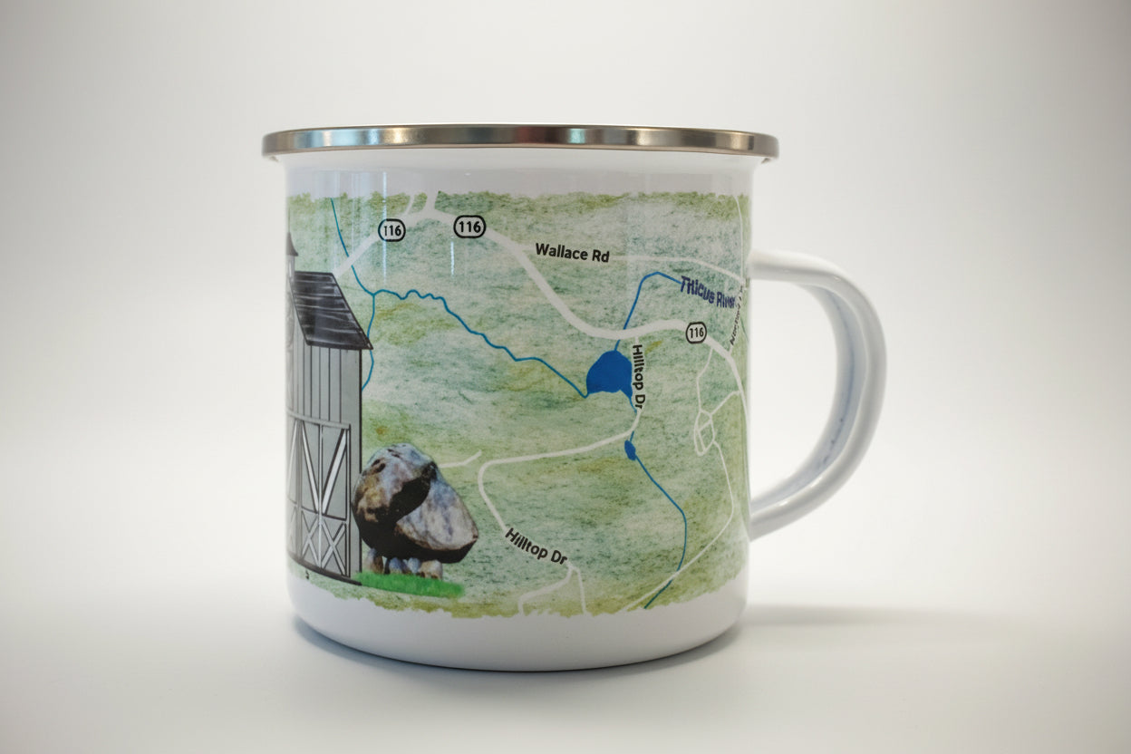 The Balanced Rock Enamel Camp Mug - EXCLUSIVE Design!
