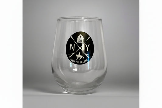 North Salem New York Stemless Glass