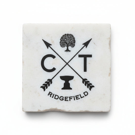 Tumbled Marble Magnet - Ridgefield & Redding CT Designs