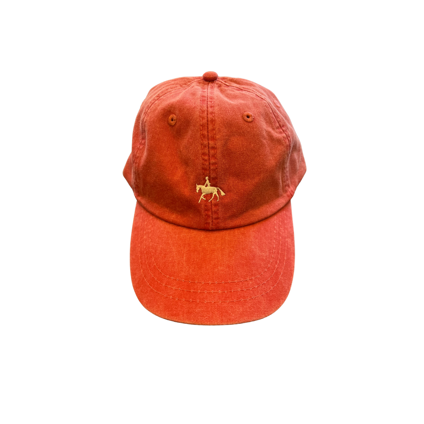 Horse & Rider Washed Pigment-Dyed Baseball Cap