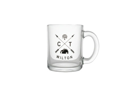 Wilton Connecticut Glass Mug