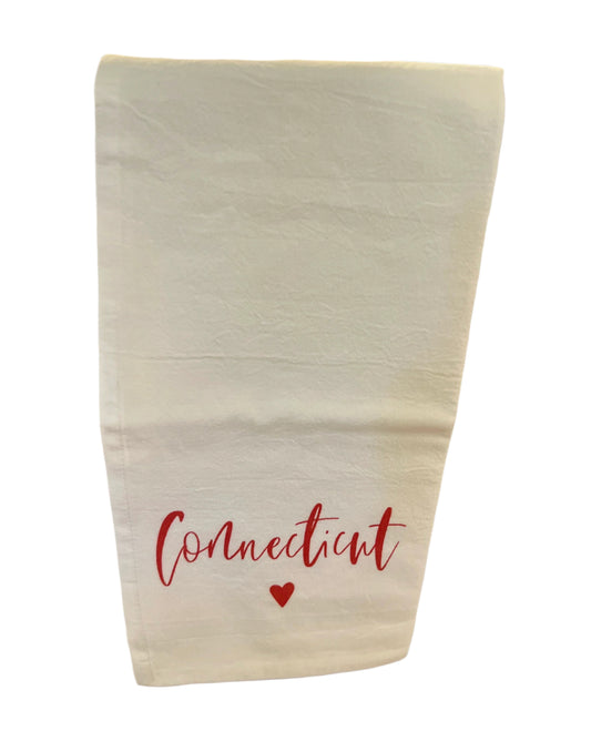 Connecticut Love Tea Towel