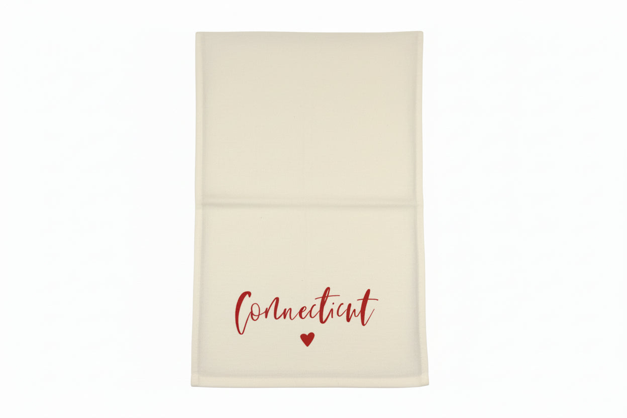 Connecticut Love Tea Towel