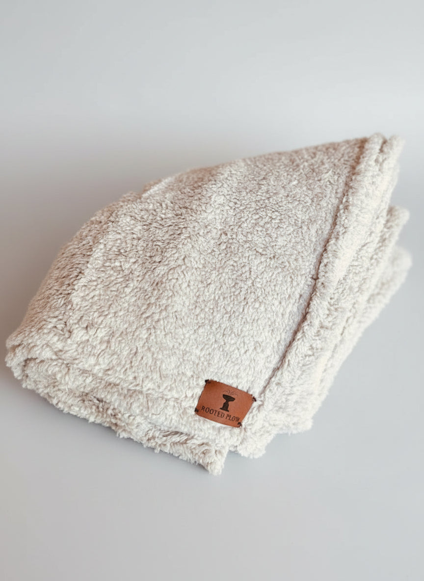 Ridgefield Plush Ombre Sherpa Throw Blanket