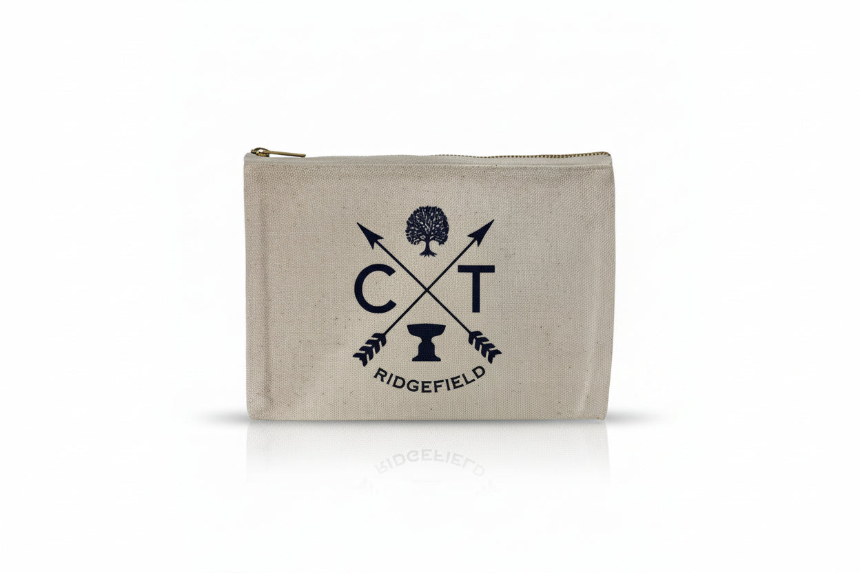 Iconic Ridgefield Cotton Pouch
