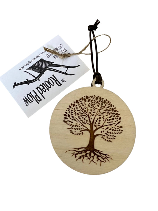 The Nutmeg Tree Wood Ornament - Exclusive Design
