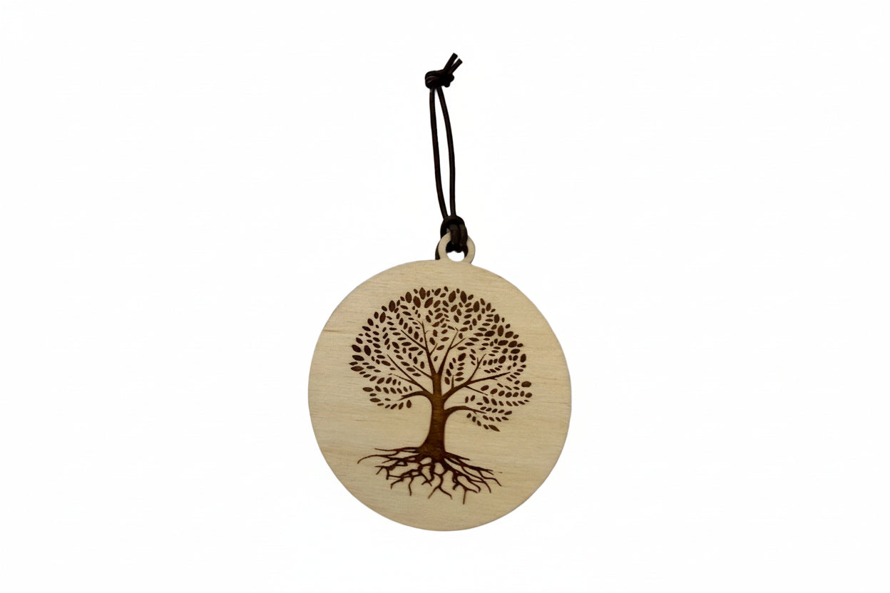 The Nutmeg Tree Wood Ornament - Exclusive Design