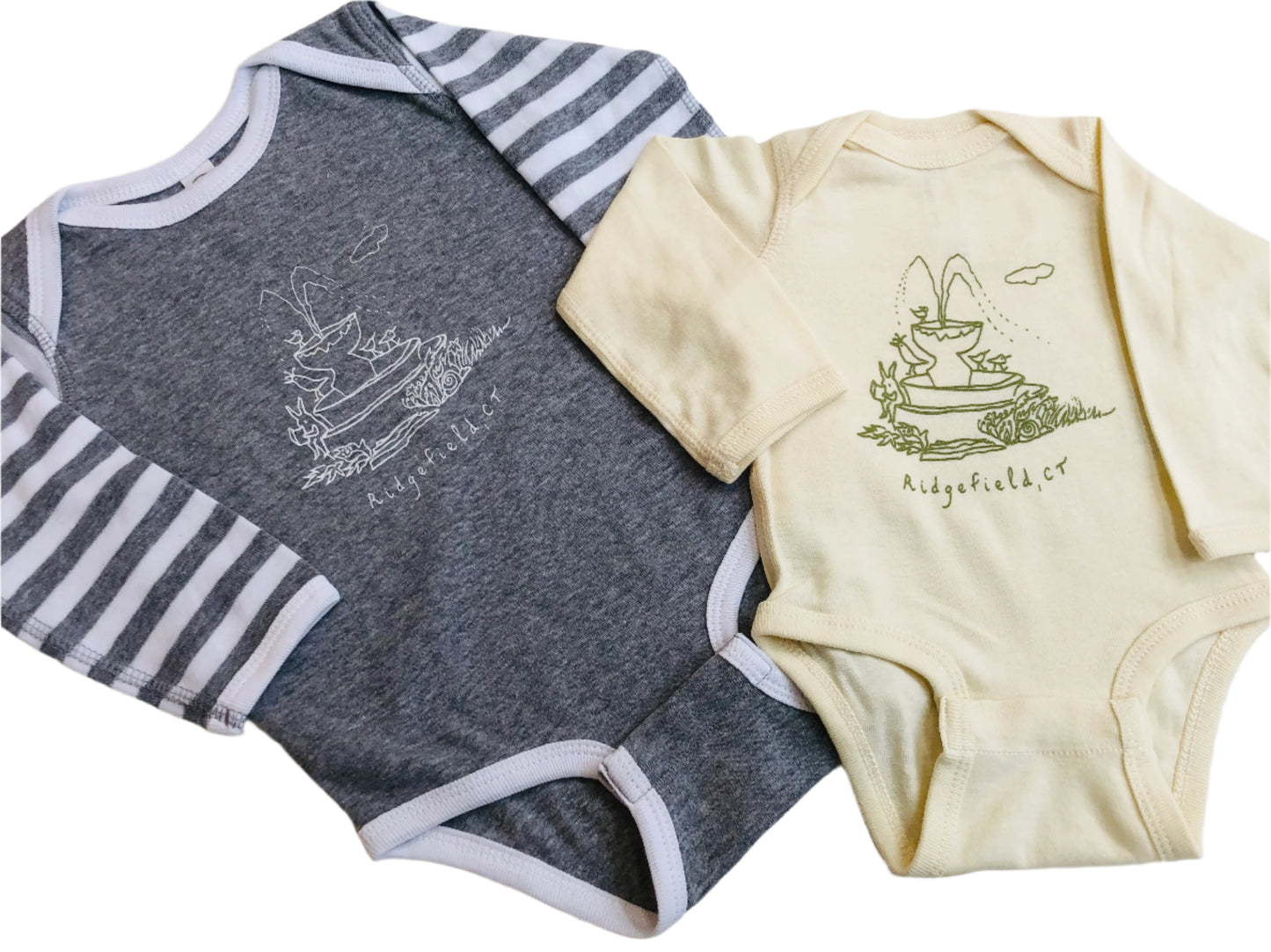 Mini Ridge Long Sleeve Onesie