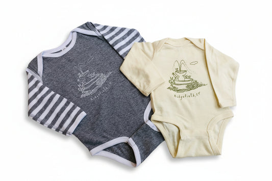 Mini Ridge Long Sleeve Onesie