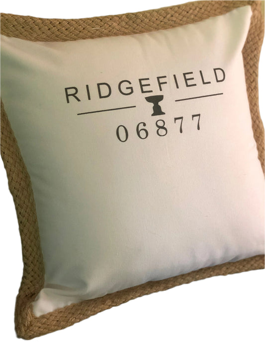Ridgefield CT Cass Gilbert Fountain Pillow