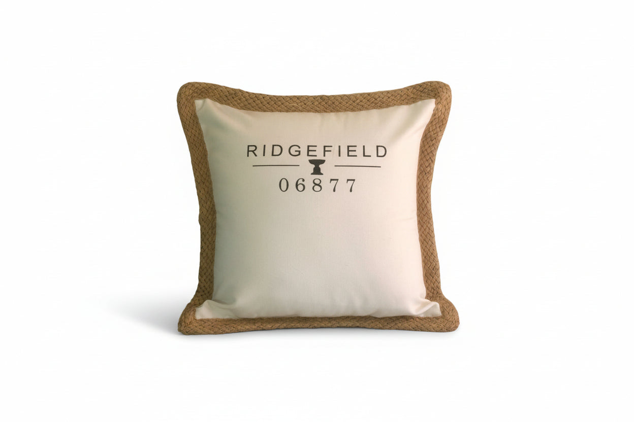 Ridgefield CT Cass Gilbert Fountain Pillow
