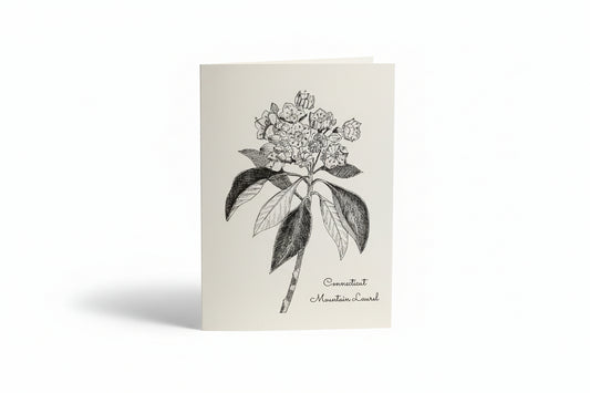 Connecticut Mountain Laurel Note Card - Exclusive to The Rooted Plow