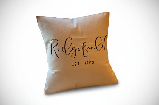 Heavy Canvas Ridgefield Est. 1709 Pillow