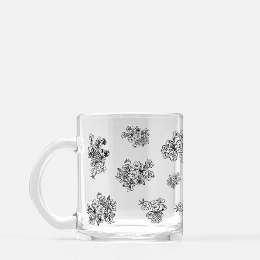 Connecticut Mountain Laurel Glass Mug