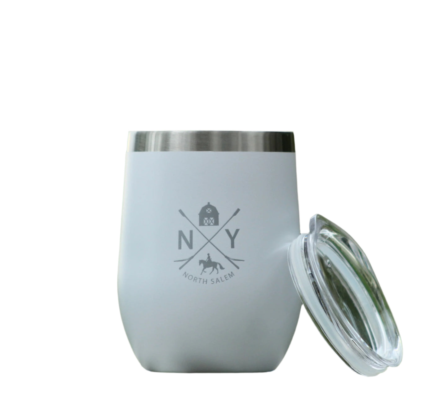 Custom Engraved 12 oz Insulated Stemless Wine Tumbler