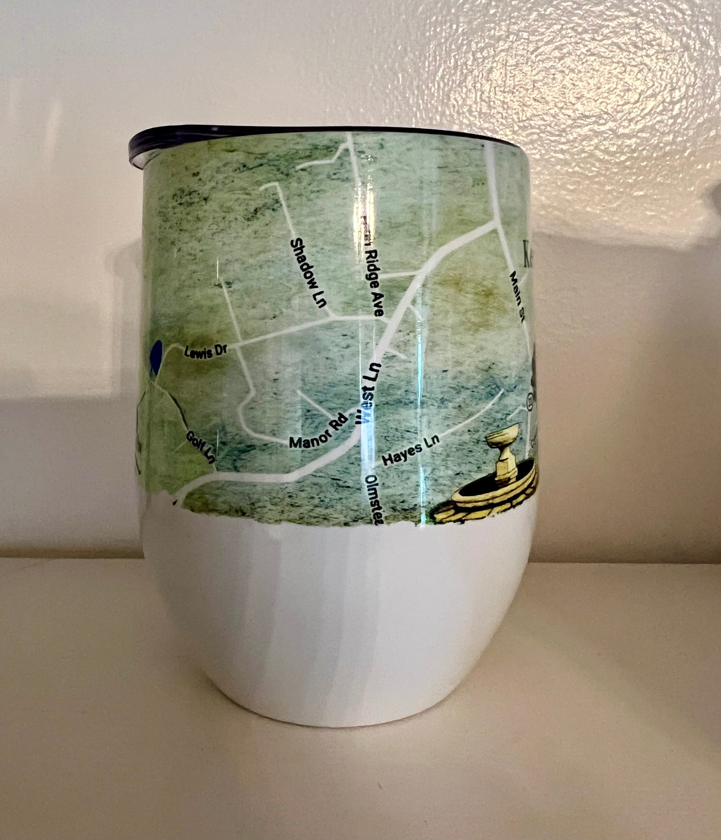 Ridgefield Main Street Insulated Wine Tumbler - Exclusive Design!