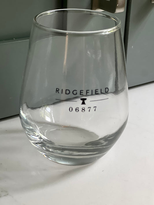 Ridgefield 06877 12 oz Wine or Juice Glass - NEW DESIGN