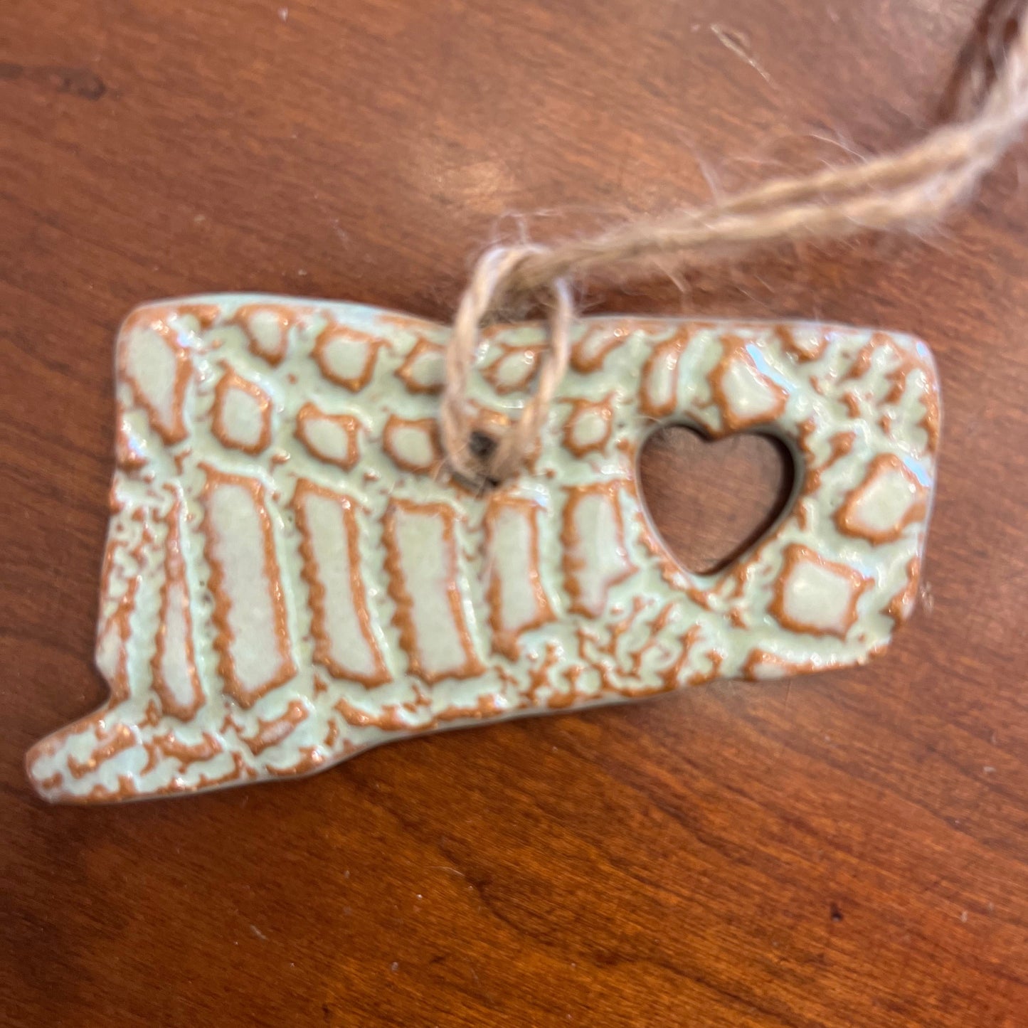 Connecticut Custom Pottery Ornament